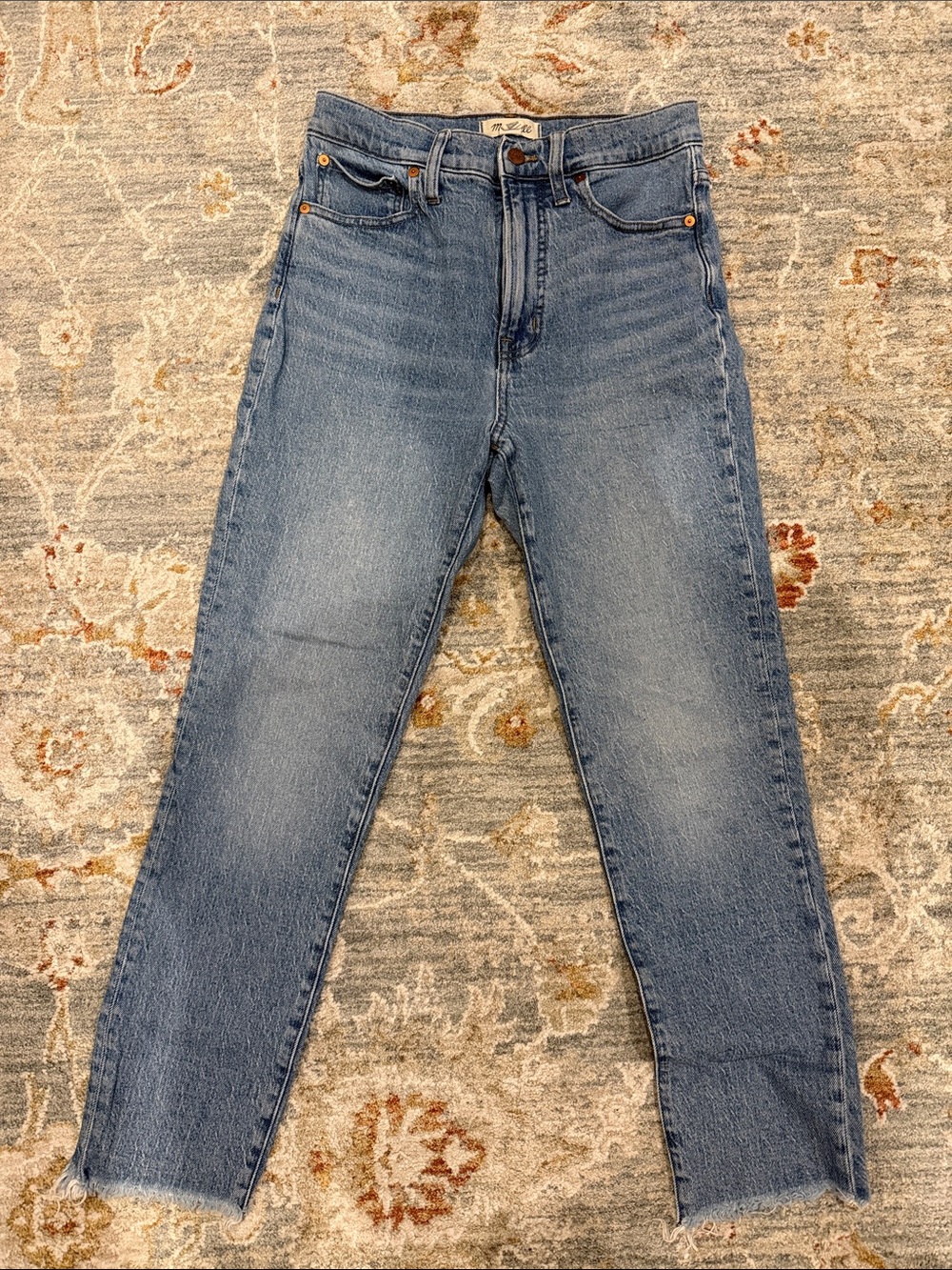 Madewell Light Blue Straight-Leg Jeans